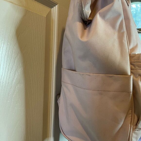 Swiss Gear light pink canvas multi purpose backpack with Rose gold Hardw… main image 7